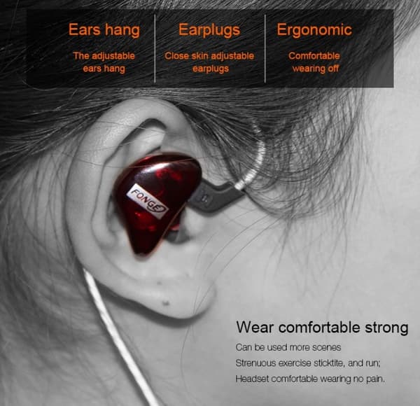 JXV In-ear Hörlurar med Mic In-lineControl (Earphone) Blå