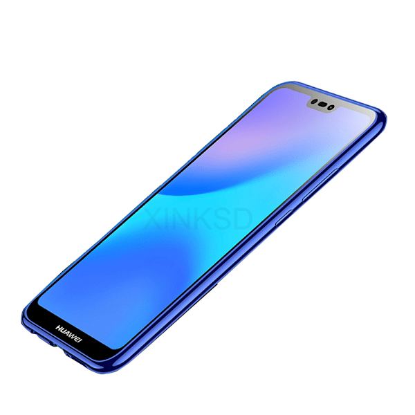 Huawei P20 Lite - Elegant Effektfullt Silikonskal Guld