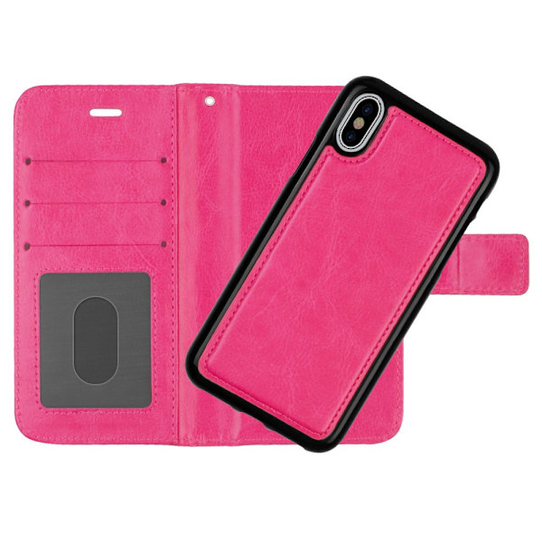 iPhone X/XS - Elegant Pungeetui (Jensen) Rosa
