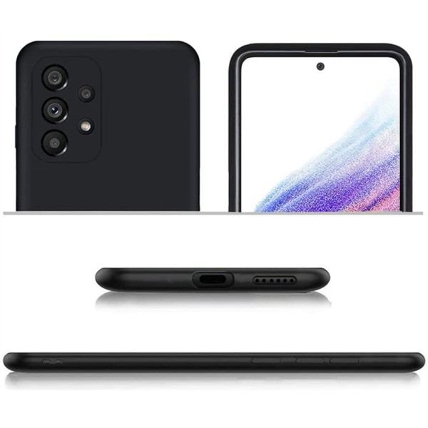 Samsung Galaxy A53 5G - Skyddande Mattbehandlat Skal Svart