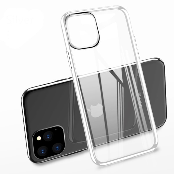 Elegant Leman silikondeksel - iPhone 11 Pro Röd