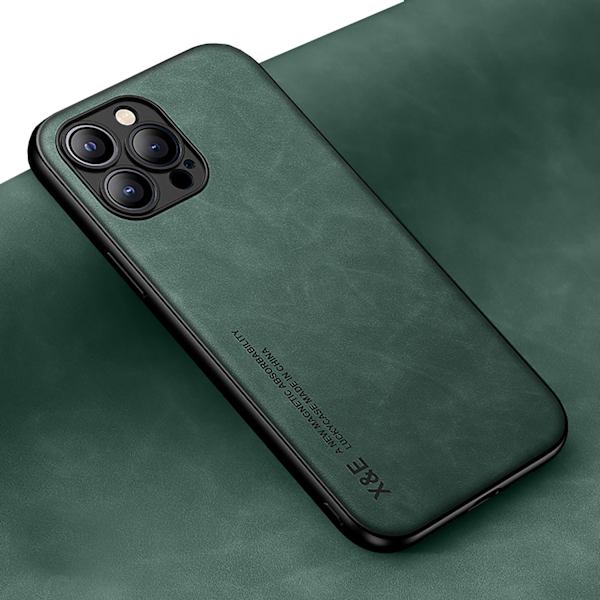 iPhone 16 Pro  Mockaskal med Magnetfäste och Klass Grön