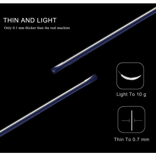 Samsung Galaxy S8 - NKOBEE Stilig silikondeksel Svart