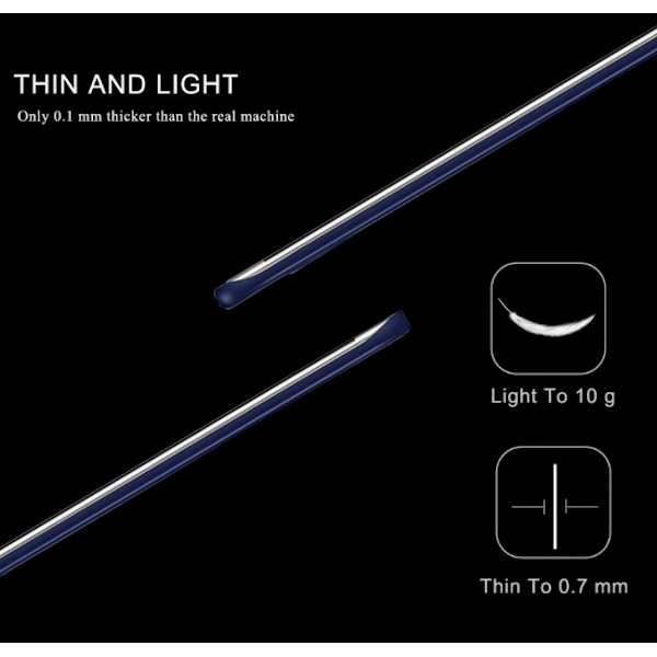 Samsung Galaxy S8 - NKOBEE Stilrent Silikonskal Blå