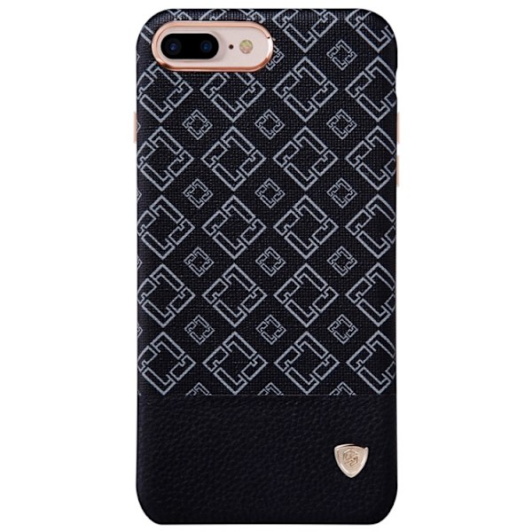 iPhone 7 PLUS - Elegant skal med läderdetalj från NILLKIN Svart Svart