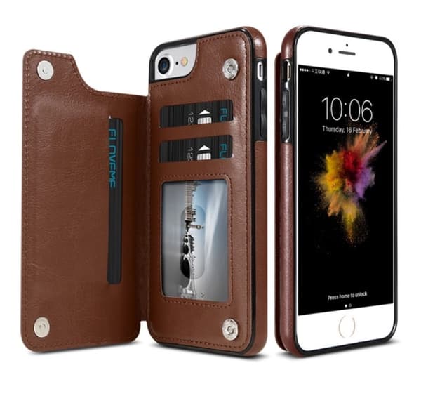 iPhone 6/6S Plus - Plånboksskal från NKOBEE Rosa
