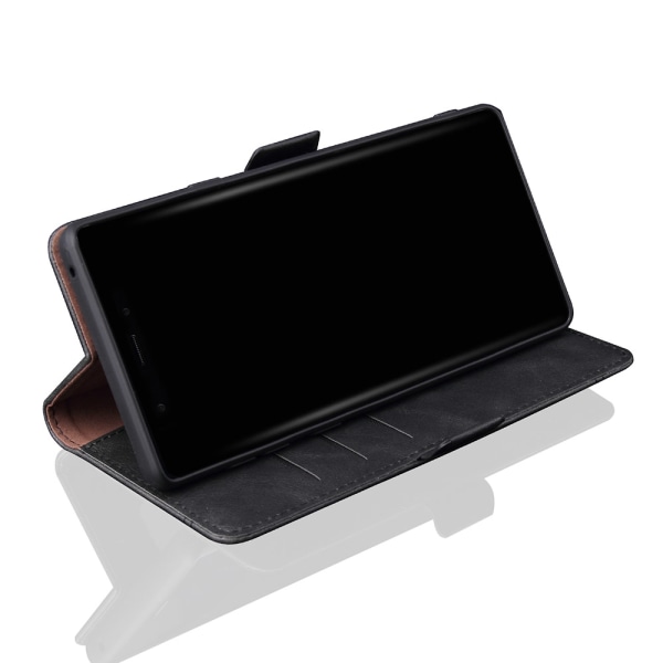 Effektivt Wallet cover (LEMAN) - Samsung Galaxy Note10+ Mörkbrun