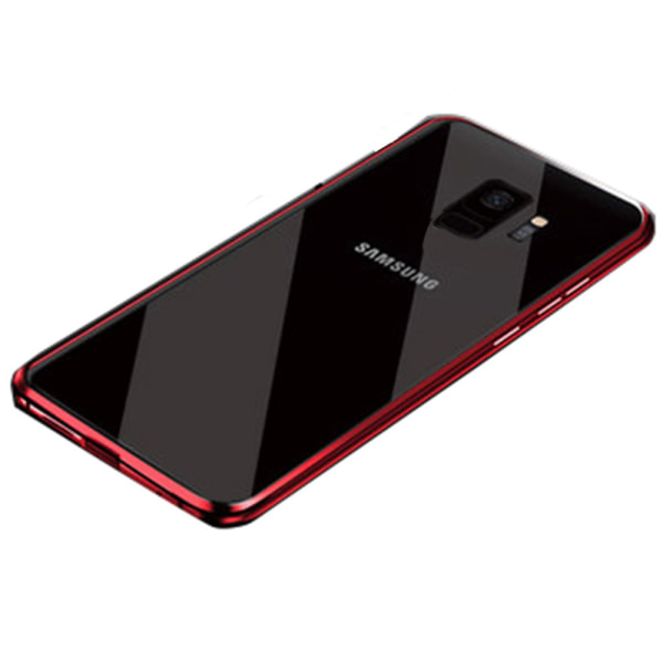 Samsung Galaxy S9 - Skyddande Dubbelsidigt Magnetiskt Skal Blå