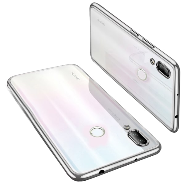 Elegant Stöttåligt Silikonskal - Huawei P Smart 2019 Silver