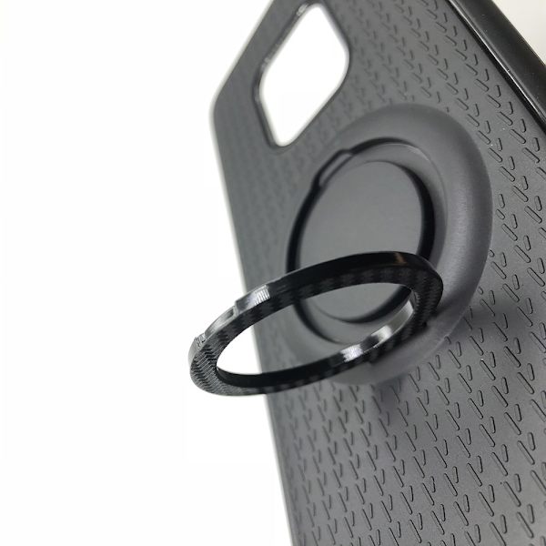 Stilrent Carbondesign skal med ringhållare Huawei Mate 20 Pro Röd