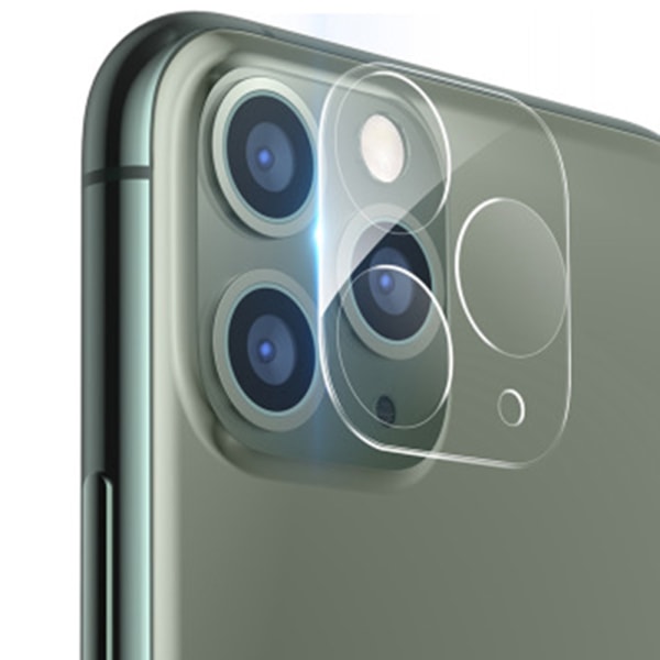 iPhone 11 Pro Max Bakre Kameralins Skydd 9H 2.5D FullCover Transparent/Genomskinlig