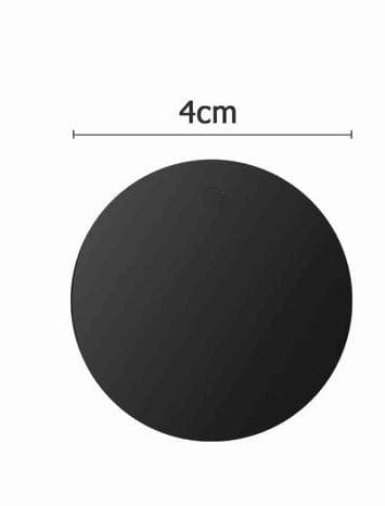 Metallplate til mobiler UNIVERSAL (Til mobilholder) 40mm
