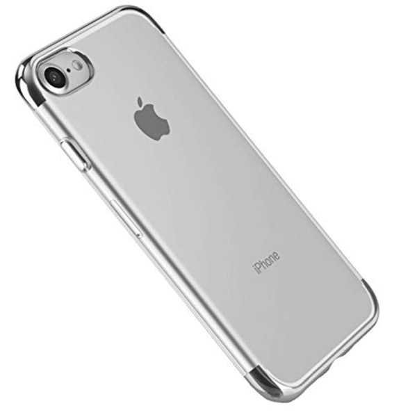 Effektivt deksel laget av myk silikon for iPhone 6/6S Silver