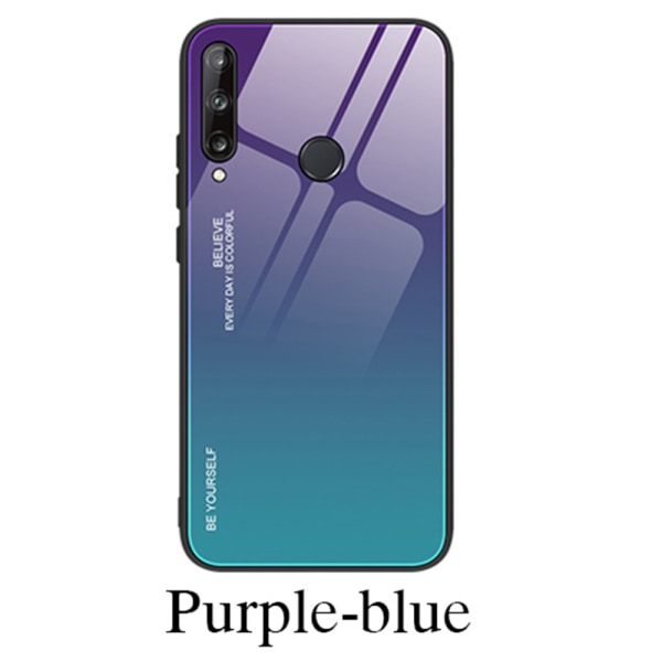 Gennemtænkt cover - Huawei P40 Lite E Lila/Blå