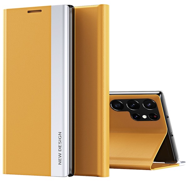 Samsung Galaxy S24 Ultra Fodral - Spegelglans, Kickstand & Skydd Ljusblå