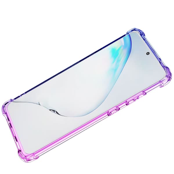 Silikonecover - Samsung Galaxy S20 Svart/Guld