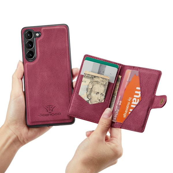 Praktiskt Skal med Korthållare - Samsung Galaxy S23 Plus Grön