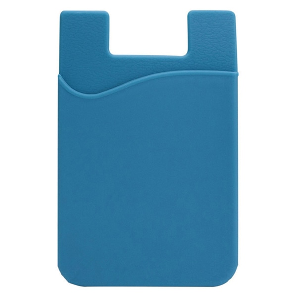 Stilfuld kortholder (selvklæbende) til mobiltelefoner Blå