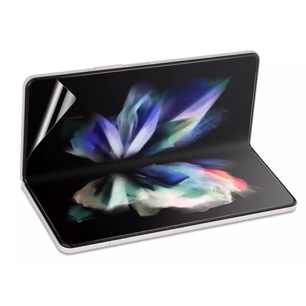 3-in-1 Samsung Galaxy Z Fold 3 Hydrogel Skärmskydd Transparent/Genomskinlig