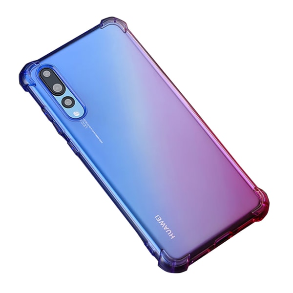 Huawei P20 Pro - Stilfuldt silikone beskyttelsescover Transparent/Genomskinlig