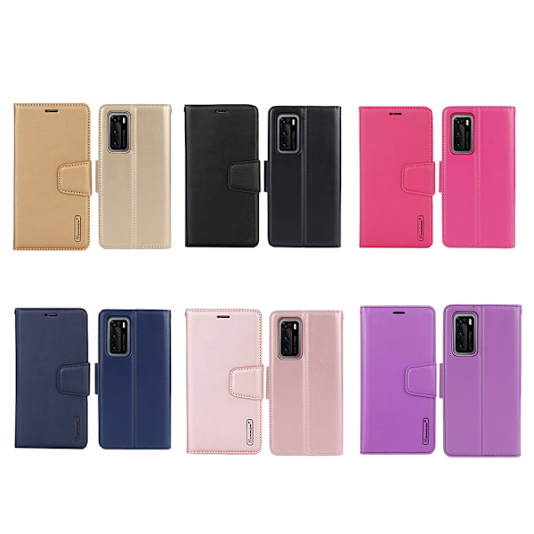 Smidigt Smart Plånboksfodral - Huawei P40 Roséguld