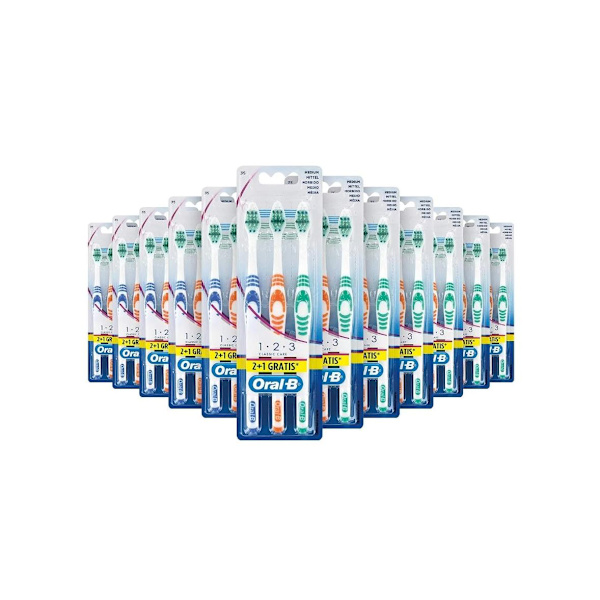 Oral-B Classic Care 35 Medium 3-Pack - Effektiv Tandvård i Långtidspaket!