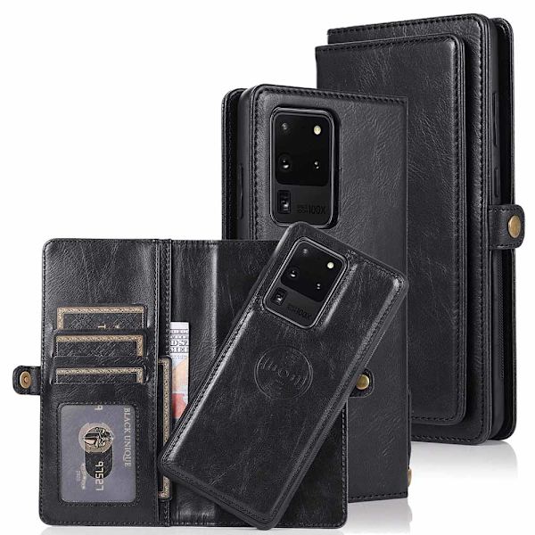 Plånboksfodral - Samsung Galaxy S20 Ultra Mörkblå