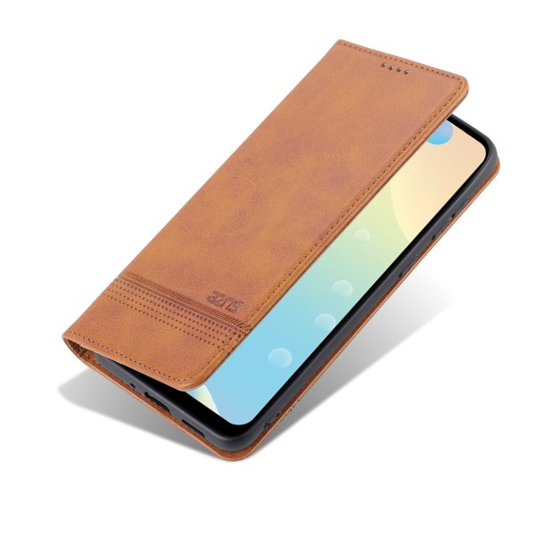 Samsung Galaxy A33 5G - Stilig AZNS Wallet-deksel Brun