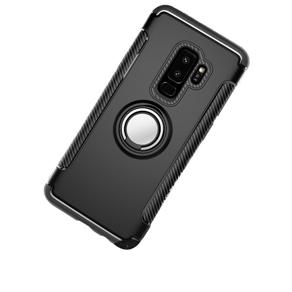 Samsung Galaxy S9Plus - Smart Skal med Ringhållare Blå