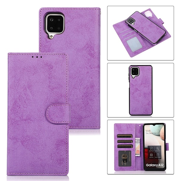Samsung Galaxy A42 - Kotelo Plus Kuori (2 in 1) Lompakolla Rosa