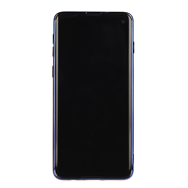 Exklusivt Robust Silikonskal Ringhållare - Samsung Galaxy S10E Svart