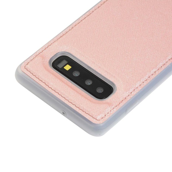 Samsung Galaxy S10 – Thoughtful Wallet Case (Floveme) Silver