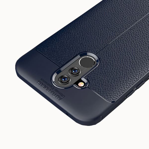 Huawei Mate 20 Lite Stilsäkert Silikonskal (AUTO FOCUS) Marinblå Marinblå