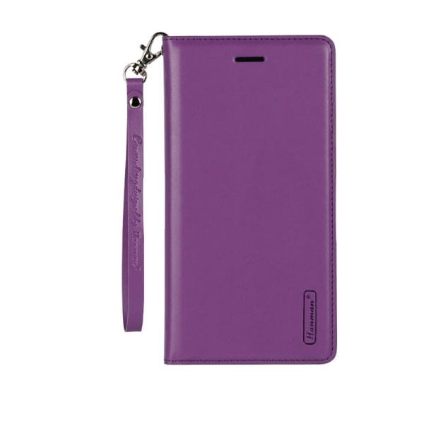 Elegant Fodral med Plånbok av Hanman - iPhone 7 Plus Rosaröd
