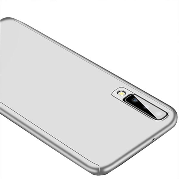 Samsung Galaxy A70 - Praktiskt Heltäckande Skyddsskal (FLOVEME) Silver