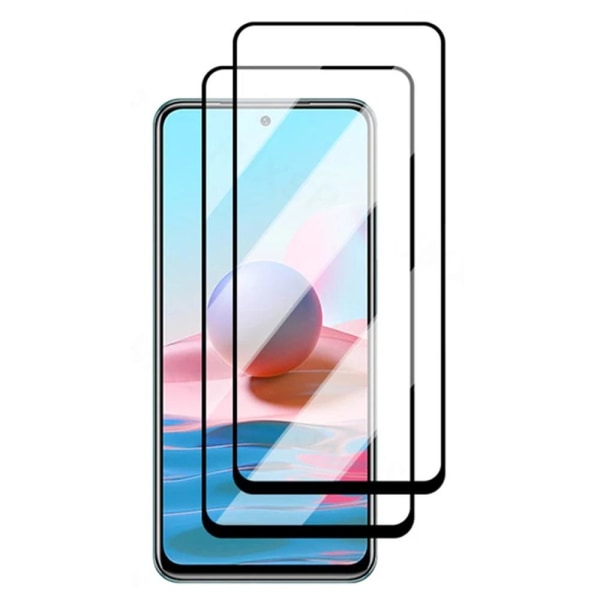 2-PACK Xiaomi Redmi Note 10S Skärmskydd 2.5D HD 0,3mm Transparent/Genomskinlig