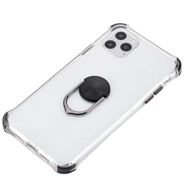 iPhone 11 Pro - Praktiskt Skyddsskal med Ringhållare Blå