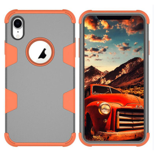 iPhone XR (Rugged Robot) Skyddsskal Lila Lila