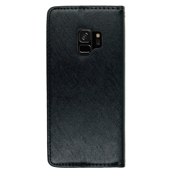Käytännöllinen tyylikäs (FLOVEME) lompakkokotelo - Samsung Galaxy S9 Svart