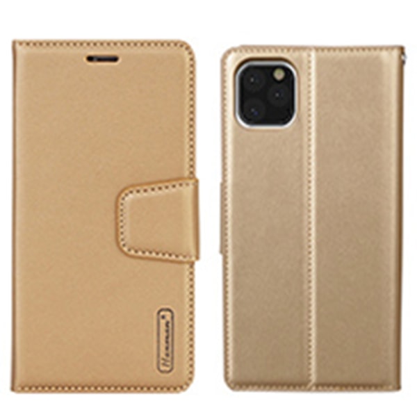 Elegant Hanman Wallet-deksel - iPhone 11 Pro Guld