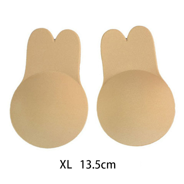 Pehmeä ja mukava itseliimautuva rintaliivit ilman olkaimia Beige 9,5CM