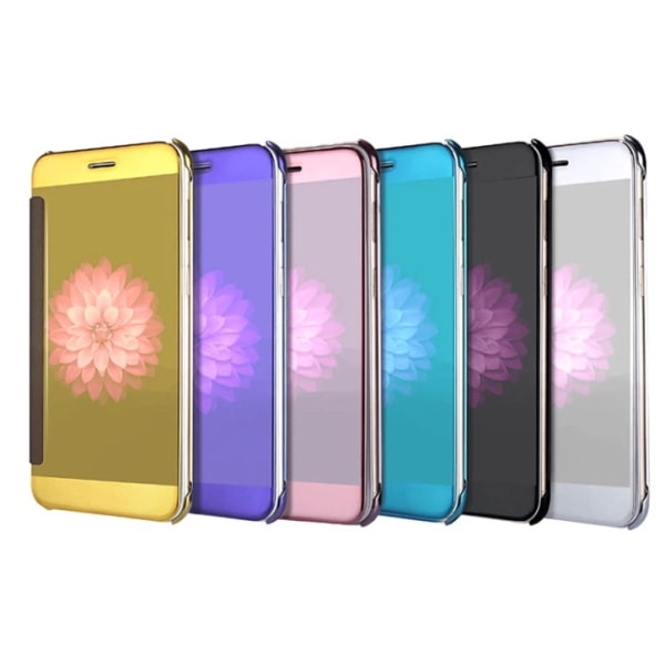 iPhone 6/6S Plus - Stilrent Clear View-fodral från LEMAN Silver