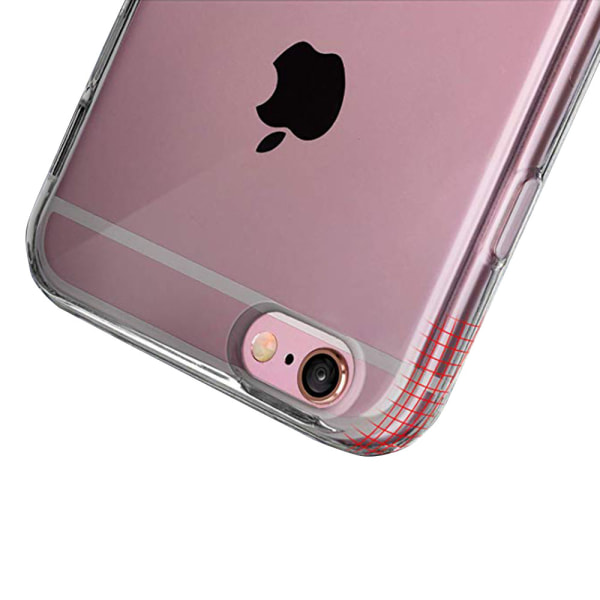 iPhone 6/6S - Stötdämpande Silikonskal (FLOVEME) Transparent/Genomskinlig