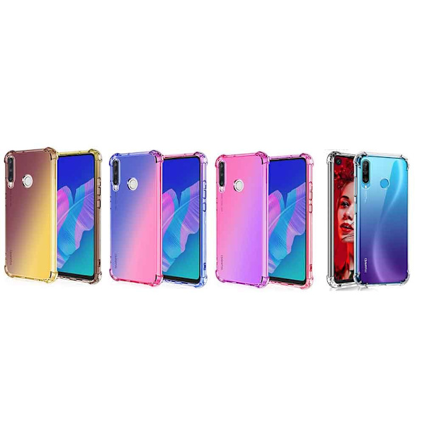 Silikonskal - Huawei P40 Lite E Blå/Rosa Blå/Rosa