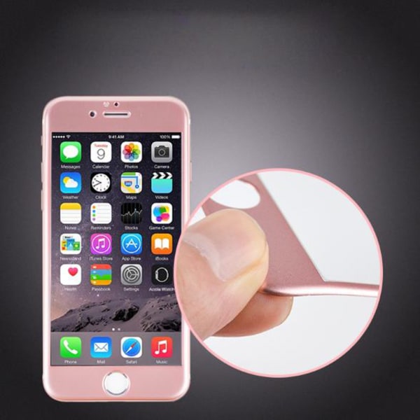 iPhone 6/6S 3-PACK näytönsuoja hiilikuidusta ProGuard Fullfit 3D Roséguld