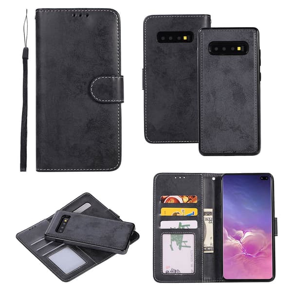 Elegant Plånboksfodral (LEMAN) - Samsung Galaxy S10 Himmelsblå