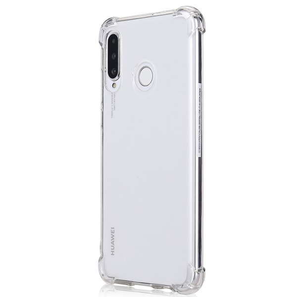 Huawei P30 Lite - Robust stilsikkert silikonskall Transparent