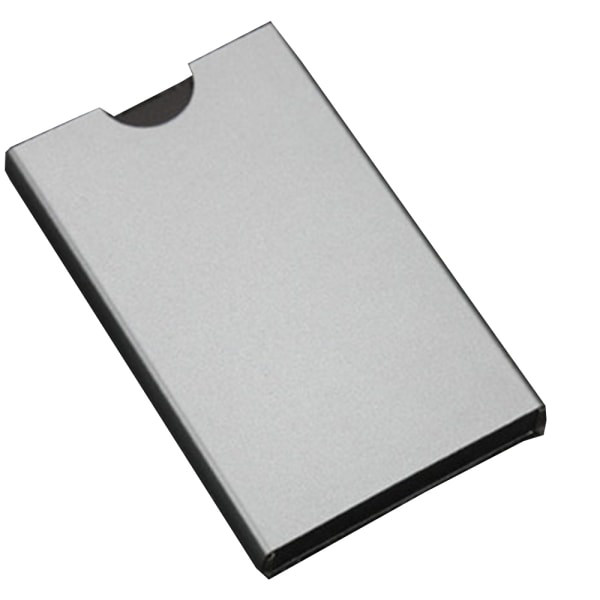 Praktisk kortholder i aluminium (RFID-beskyttelse) fra Leman Röd