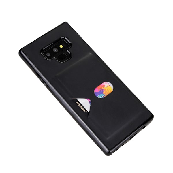 Samsung Galaxy Note 9 - Stilrent Skal med Kortfack Grå