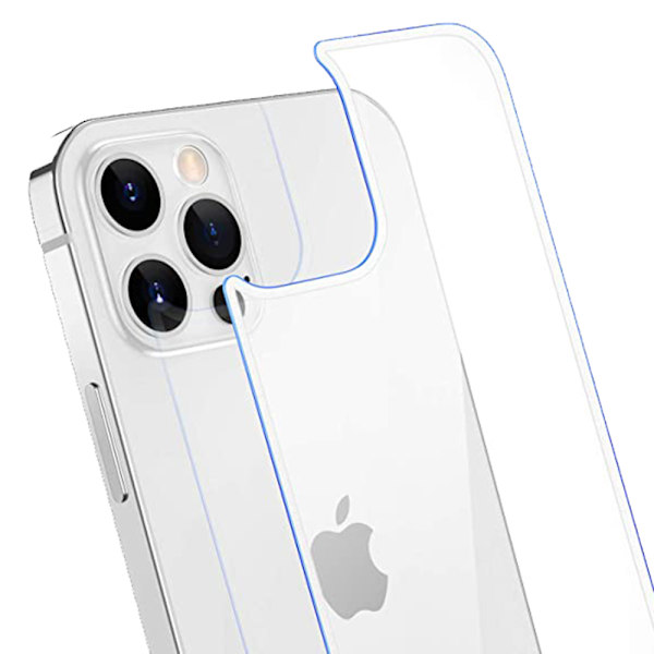 2-Pack iPhone 14 Pro Fram- & Baksida Skärmskydd 0,3mm Transparent